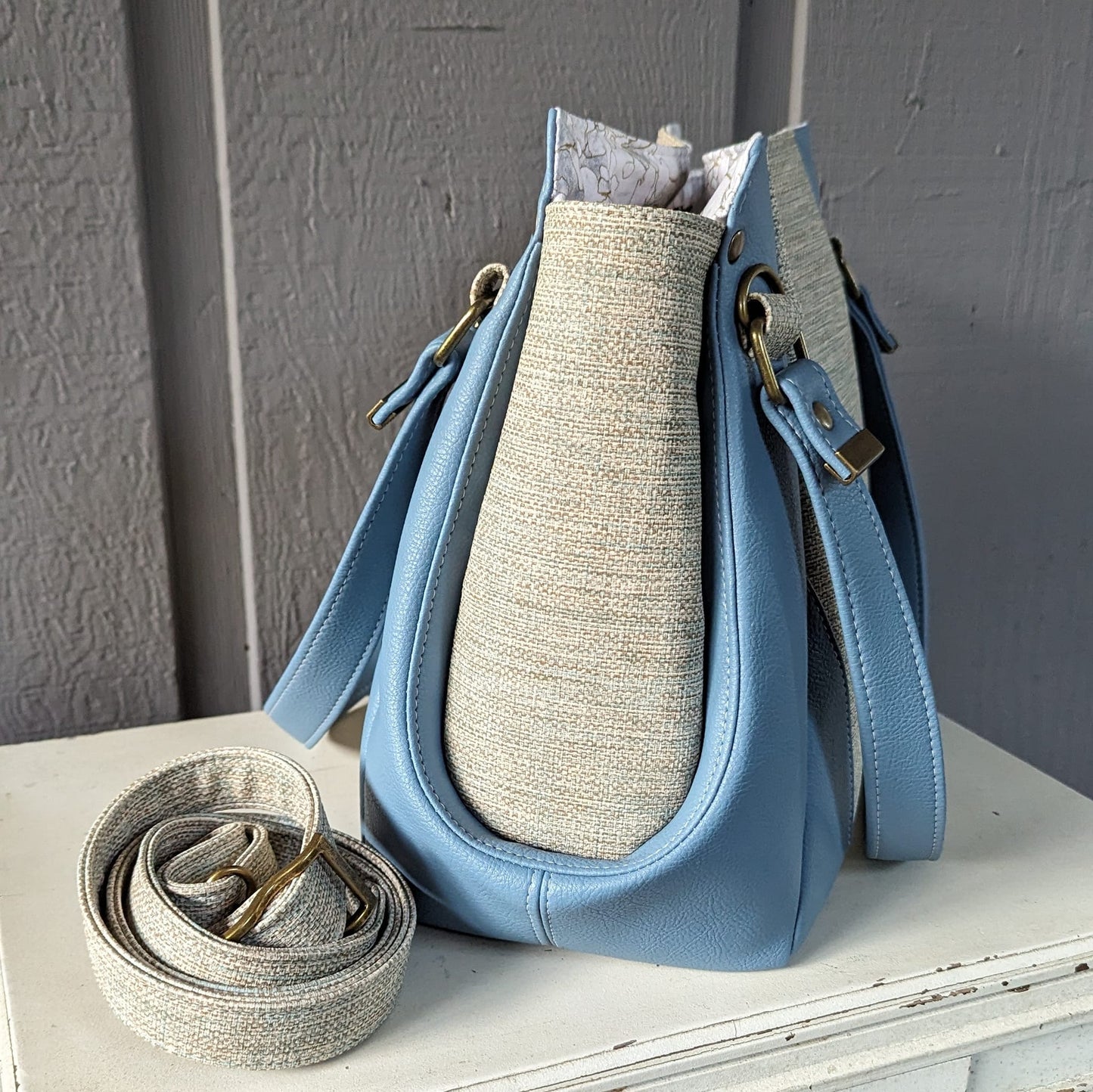The Samaren Shoulder Bag PDF Pattern with Videos