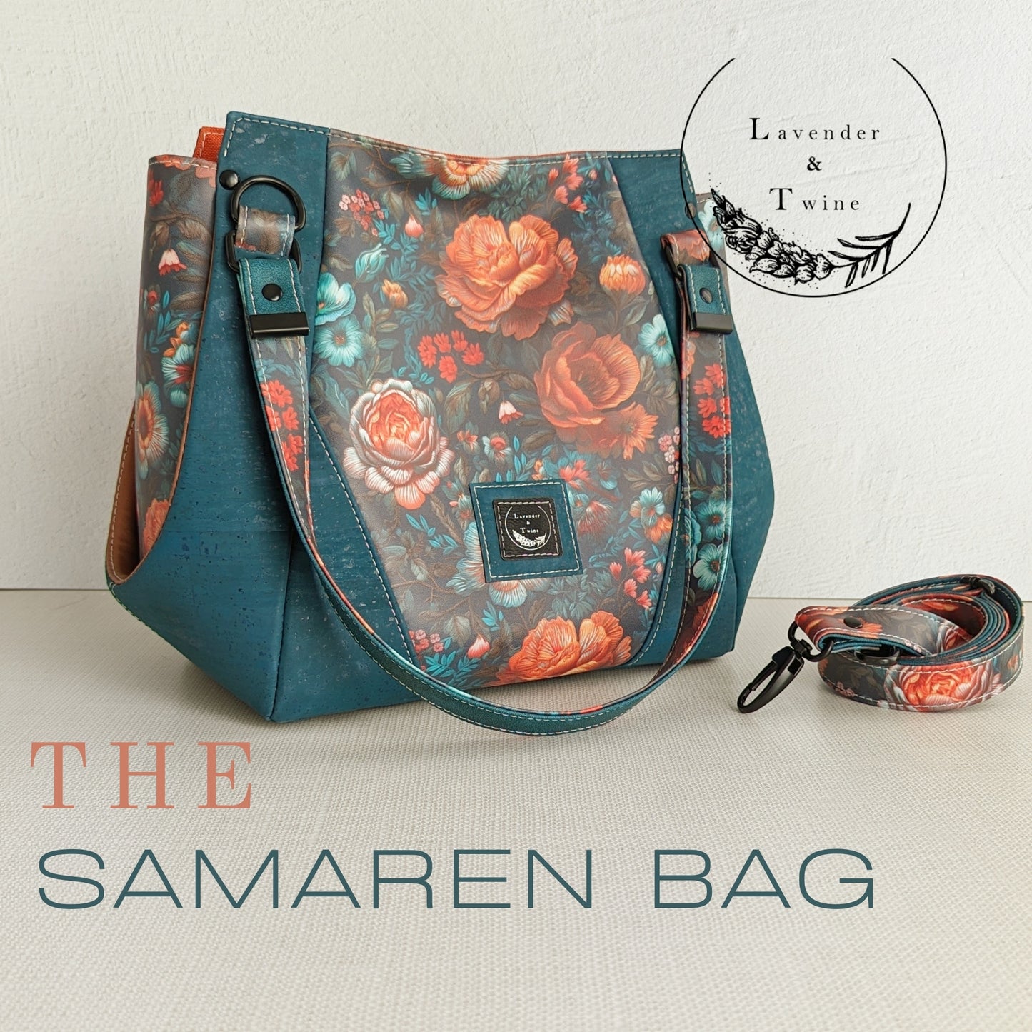 The Samaren Shoulder Bag PDF Pattern with Videos