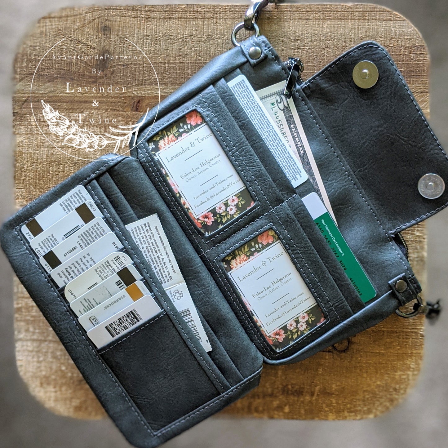 Apricate Clutch Wallet PDF Pattern with Videos